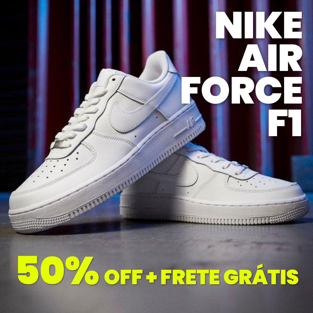 TENIS NIKE AIR FORCE F1 BRANCO