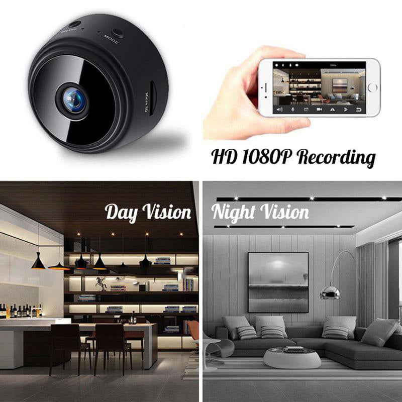 Mini Câmera de Vigilância WiFi A9 SuperCam 1080p HD