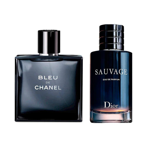 [Compre 1 Leve 2] Dior Sauvage + Bleu de Chanel - 100ml cada - Perfumes Masculinos