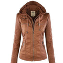 Jaqueta Feminina de Couro - Stylish Woman