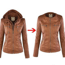 Jaqueta Feminina de Couro - Stylish Woman