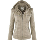 Jaqueta Feminina de Couro - Stylish Woman