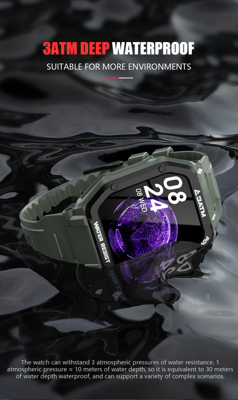 Smartwatch - Relógio Inteligente MILITARY 3ATM