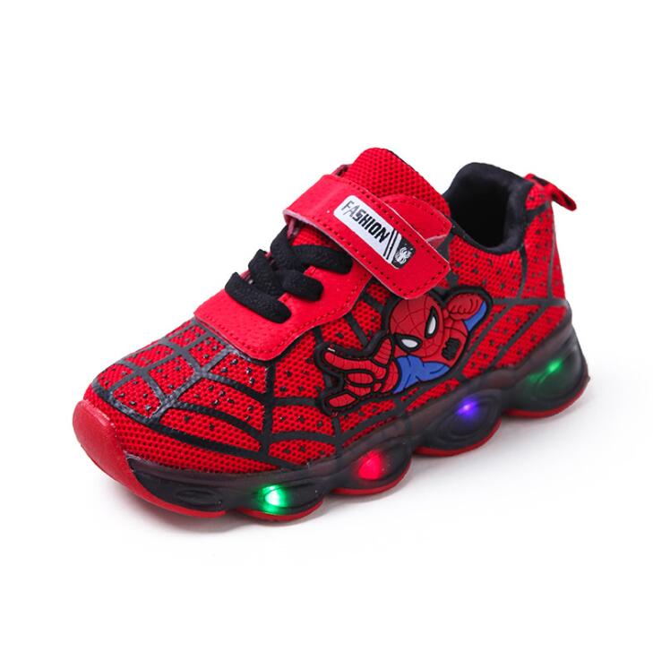 Tênis Kids Spiderman - Luminous Sneakers