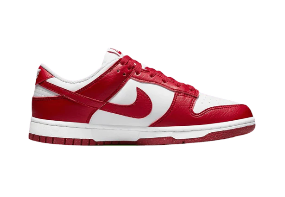 TÊNIS NIKE AIR DUNK LOW BRANCO VERMELHO