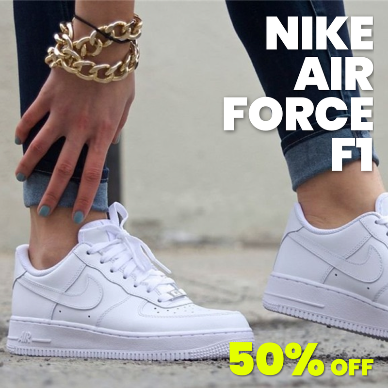 T NIS NIKE AIR FORCE F1 BRANCO