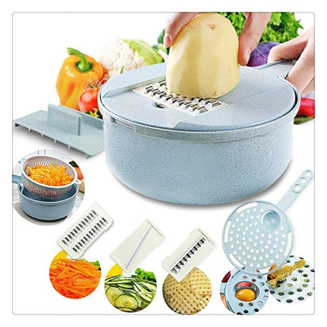 Cortador de Alimentos 8 em 1 MultiSlicer Kitchen PRO