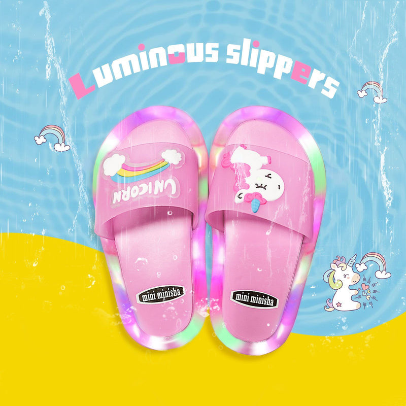 Chinelo de Unicórnio - Unicorn Led Slippers