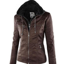 Jaqueta Feminina de Couro - Stylish Woman