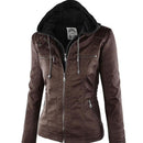 Jaqueta Feminina de Couro - Stylish Woman