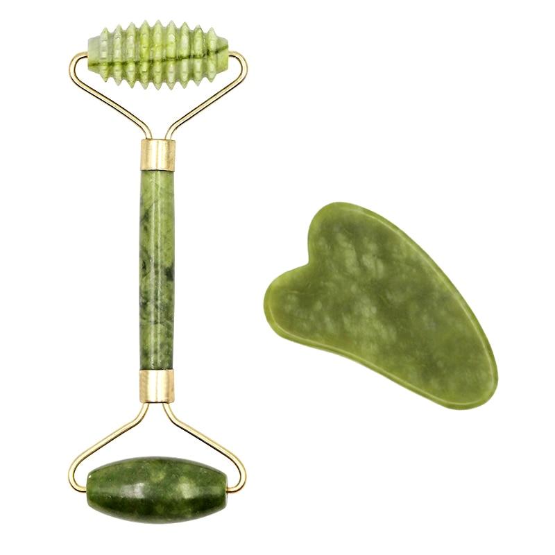 Massageador de Rosto Para Relaxamento - Jade Stone Massager