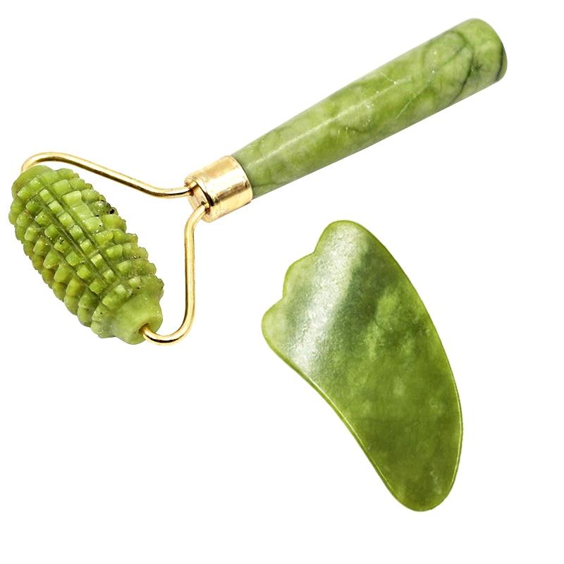 Massageador de Rosto Para Relaxamento - Jade Stone Massager